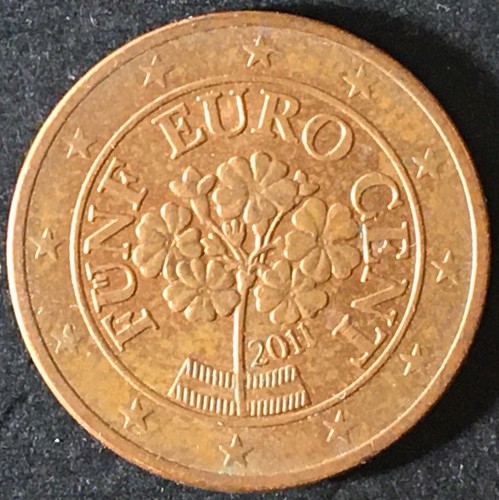 Moneta centesimi euro - 5, €
