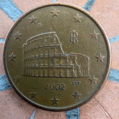 Italia moneta centesimi di - moneta,